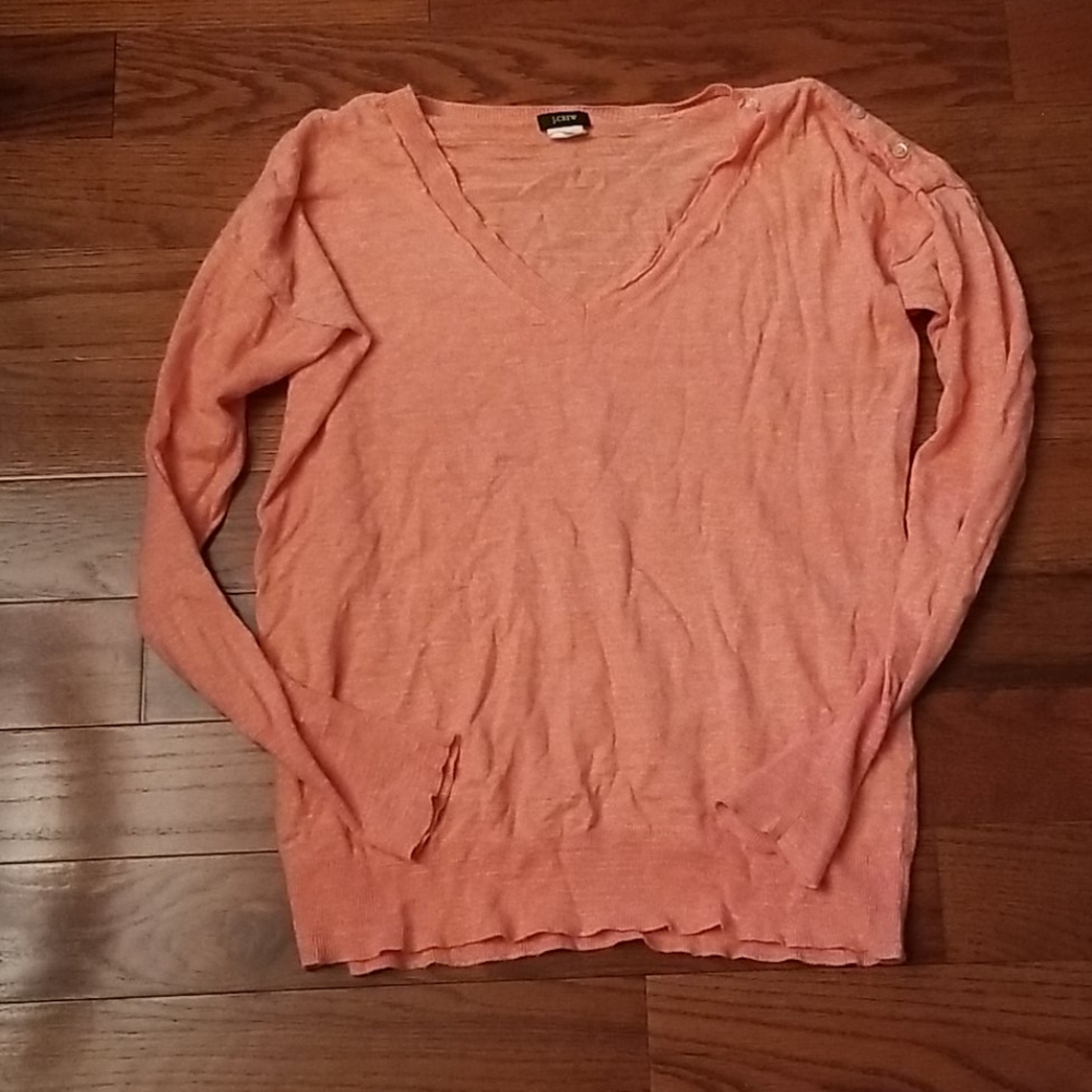 3/$20 🎉 J Crew salmon colored sweater